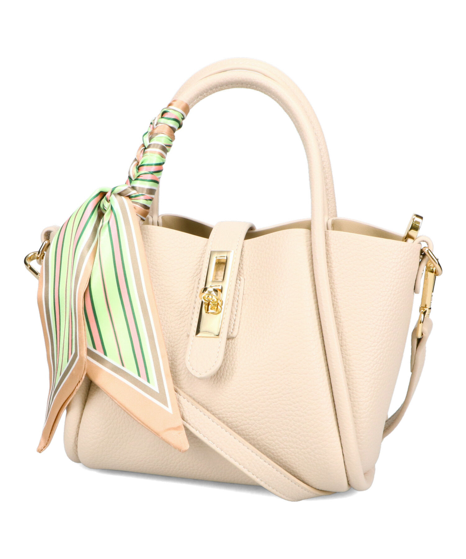 ORiental TRaffic「【新作】●2025春夏新作●スカーフ付き2wayハンドバッグ/BA-252 ハンドバッグ」|ハンドバッグ|