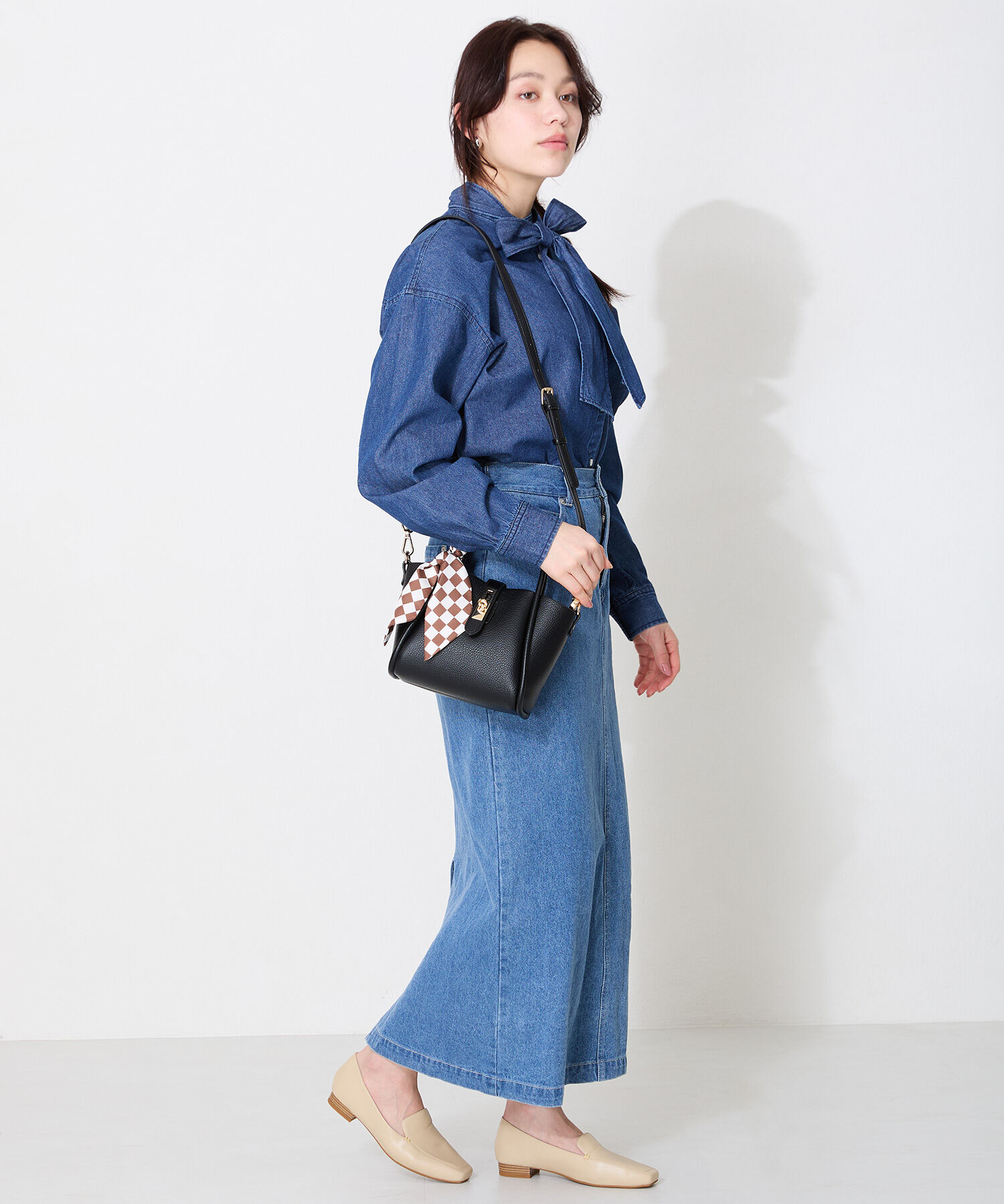 ORiental TRaffic「【新作】●2025春夏新作●スカーフ付き2wayハンドバッグ/BA-252 ハンドバッグ」|ハンドバッグ|