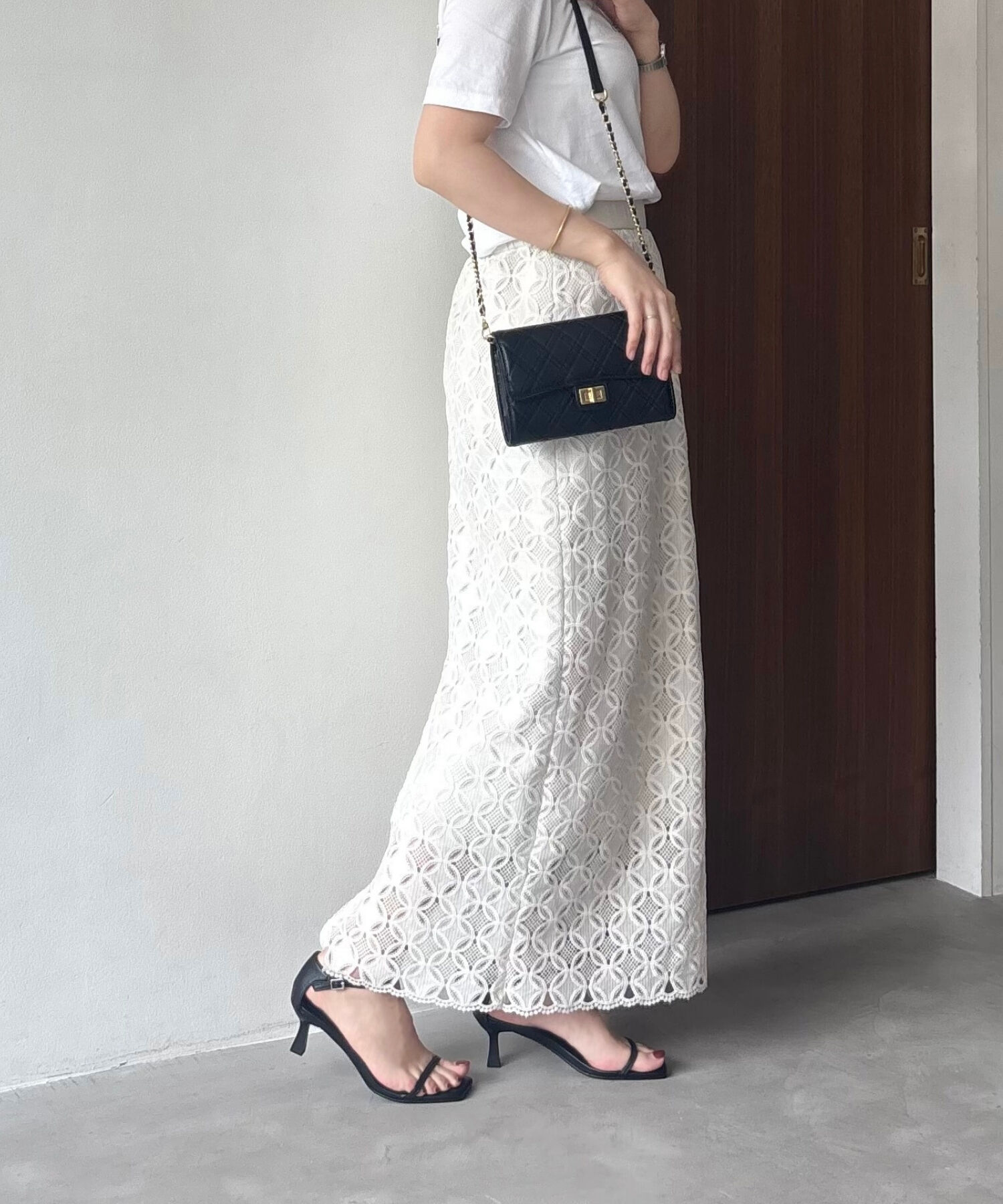 ORiental TRaffic「【WEB限定】ナローストラップヒールサンダル/31292 サンダル 人気 売れてる トレンド ヒール6.5cm」|サンダル|