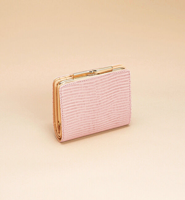 TOPKAPI 「イタリアンレザー・リザード型押し・がま口２つ折り財布 LUCIA[ルチア]」|財布|