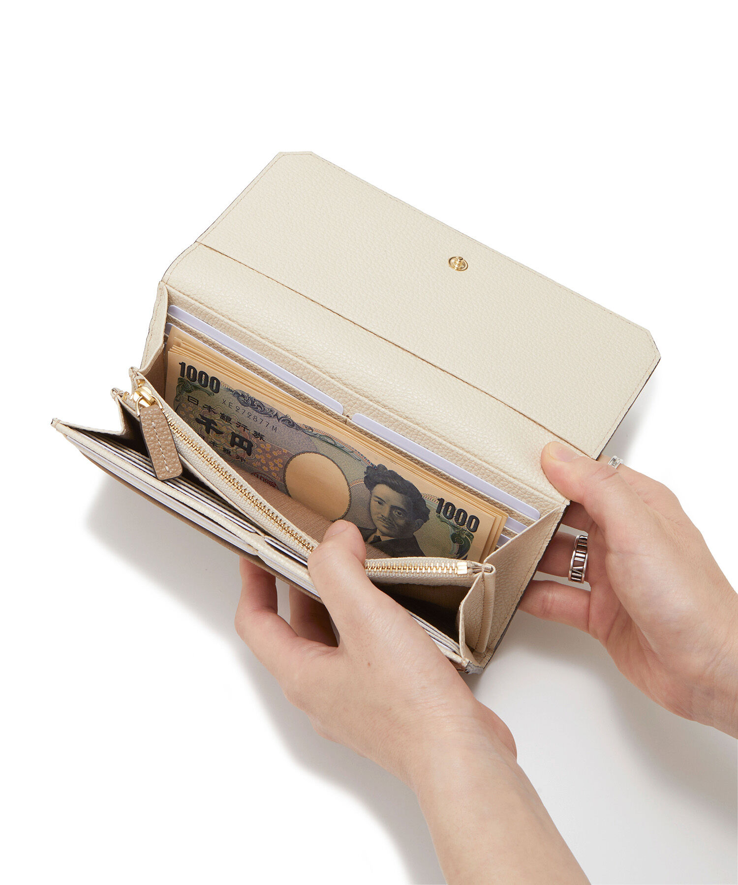 TOPKAPI 「【TOPKAPI】 バイカラー レザー 長財布 LEAN リーン」|財布|