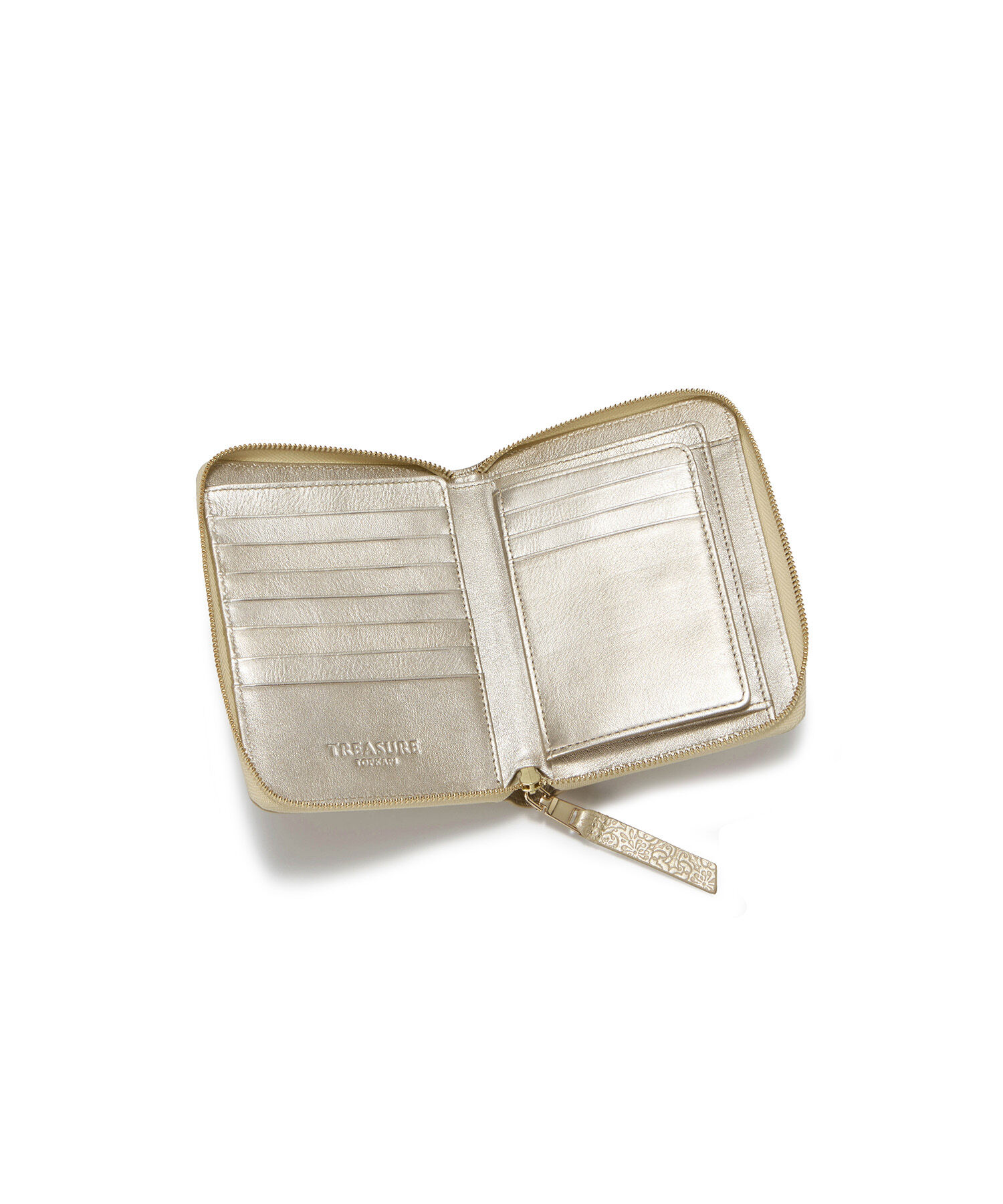 TOPKAPI TREASURE「【TREASURE TOPKAPI】オリジナル エンボスレザー ラウンド パスポート ケース / 財布」|財布|