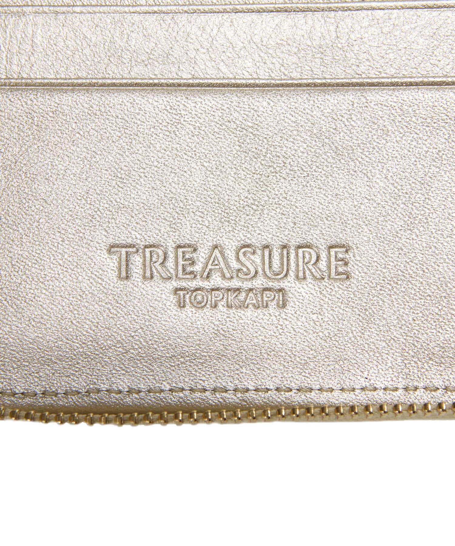 TOPKAPI TREASURE「【TREASURE TOPKAPI】オリジナル エンボスレザー ラウンド パスポート ケース / 財布」|財布|