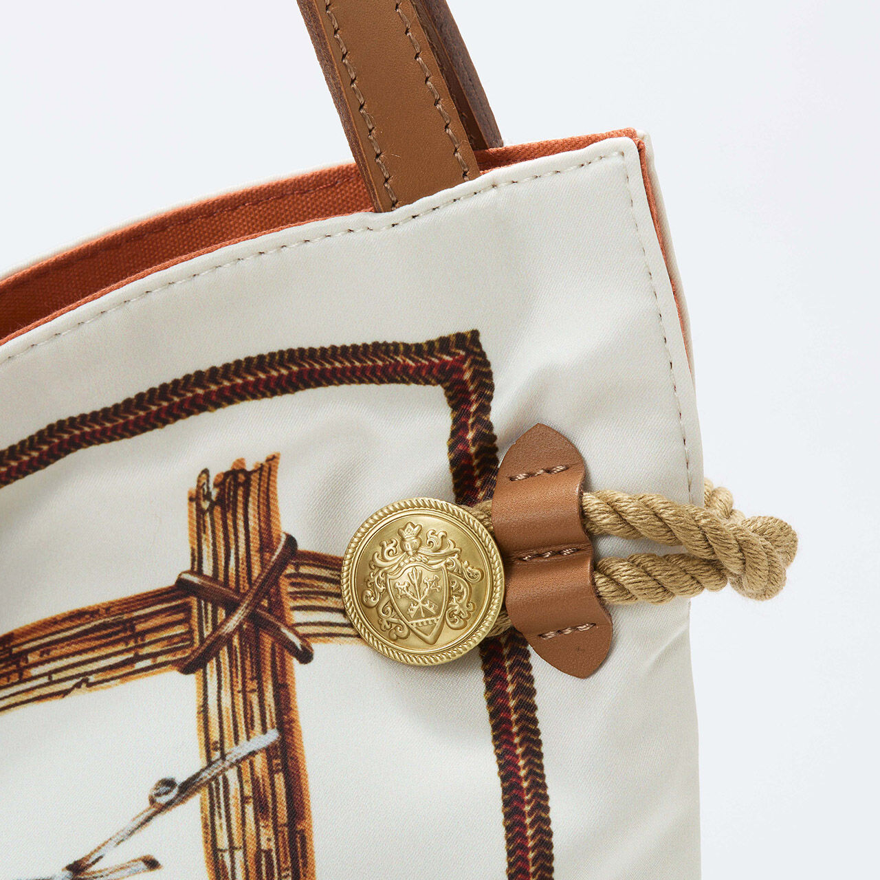 TOPKAPI TREASURE「【26SS】【TREASURE TOPKAPI】マイルドサテン スカーフ柄 トートバッグ」|トートバッグ|