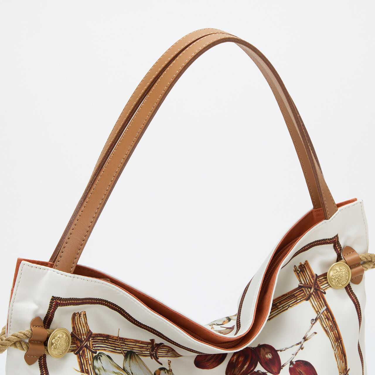 TOPKAPI TREASURE「【26SS】【TREASURE TOPKAPI】マイルドサテン スカーフ柄 トートバッグ」|トートバッグ|