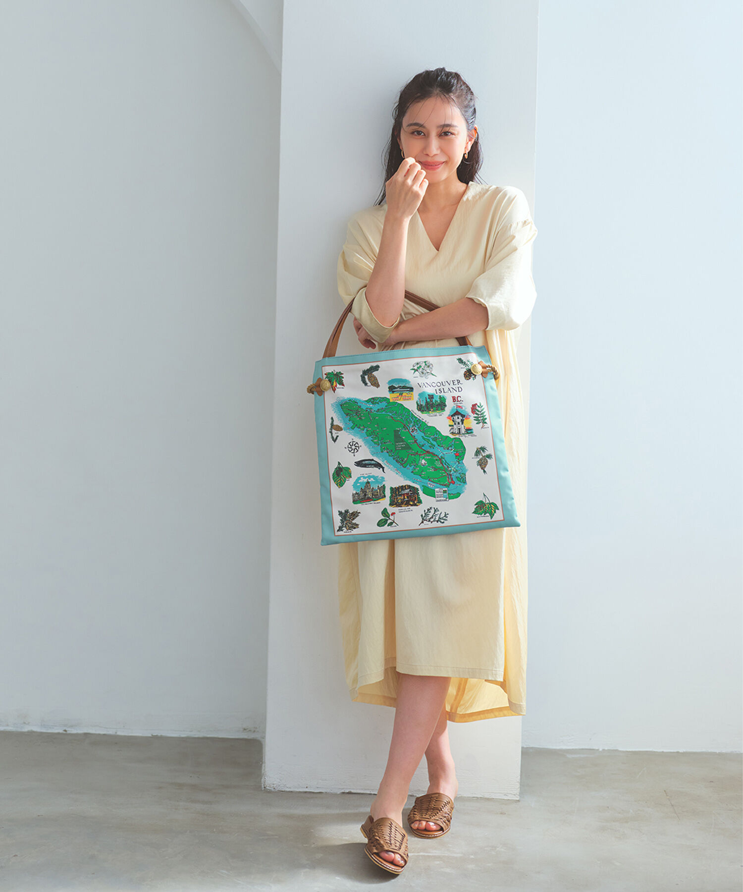 TOPKAPI TREASURE「【26SS】【TREASURE TOPKAPI】マイルドサテン スカーフ柄 トートバッグ」|トートバッグ|