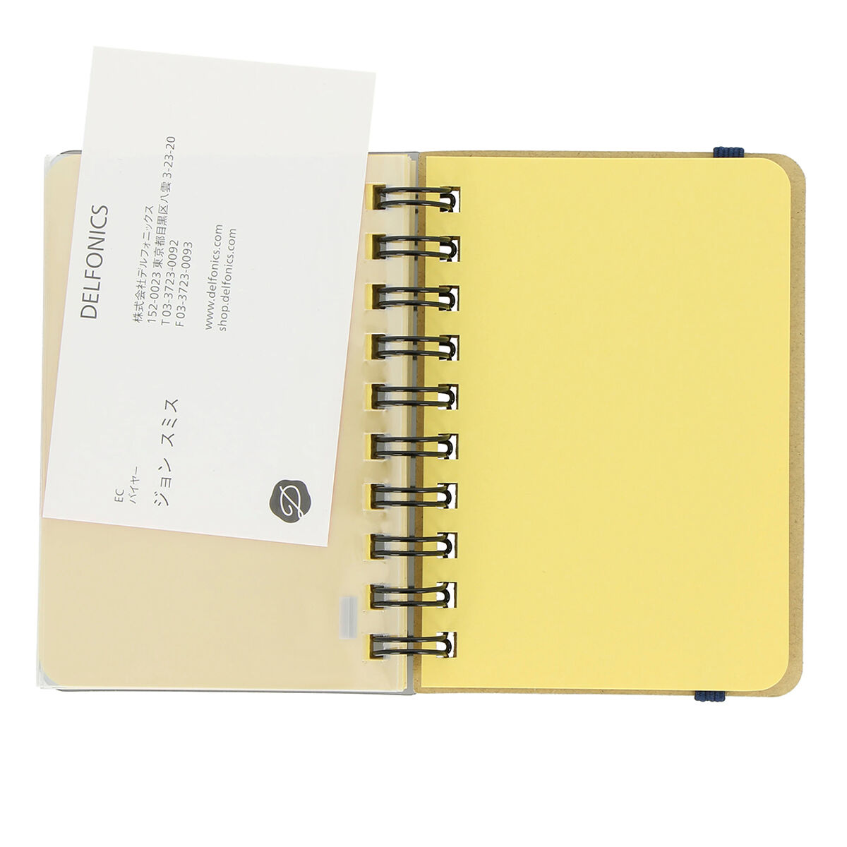 Rollbahn「ロルバーン ポケット付メモ クリア ミニ」|ステーショナリー|