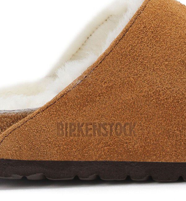 BIRKENSTOCK「【ビルケンシュトック】アリゾナ/ミンク スエードレザー シープスキン/サンダル レディース」|サンダル|