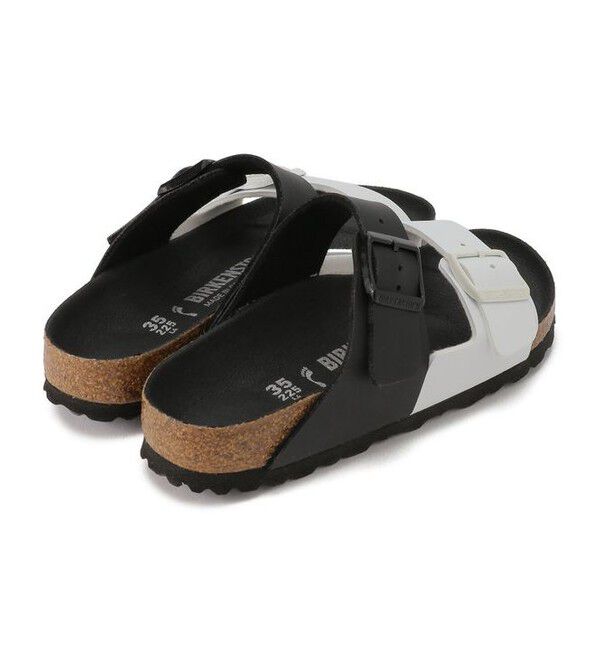 BIRKENSTOCK「【ビルケンシュトック】アリゾナ/ブラック ホワイト ビルコフロー/サンダル レディース」|サンダル|