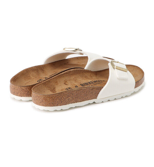 BIRKENSTOCK「【ビルケンシュトック】マドリッド/パテントホワイト ビルコフロー/サンダル レディース」|サンダル|
