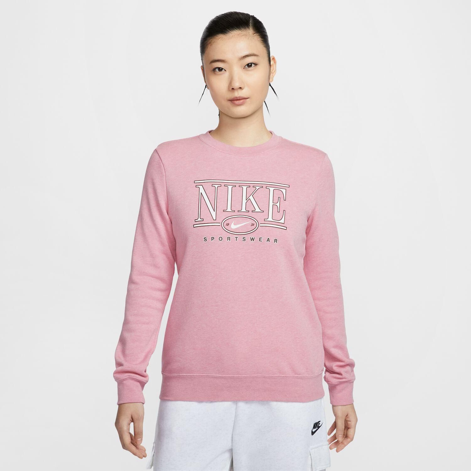 NIKE「【NIKE ｳｪｱ】W CLUB STD GX CREW」|スウェット・ジャージ|レッド