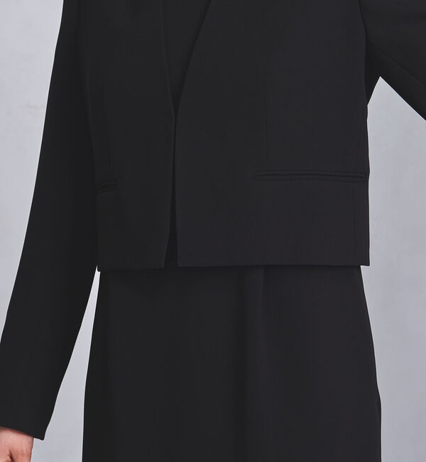 UNITED ARROWS「＜UNITED ARROWS＞フォーマル ノーカラー ジャケット P」|ノーカラージャケット|