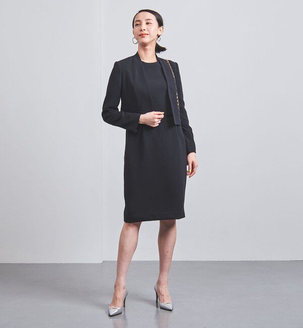 UNITED ARROWS「＜UNITED ARROWS＞フォーマル ノーカラー ジャケット P」|ノーカラージャケット|