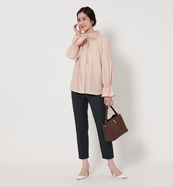 UNITED ARROWS「フリルカラー フレアスリーブ ブラウス」|シャツ・ブラウス|