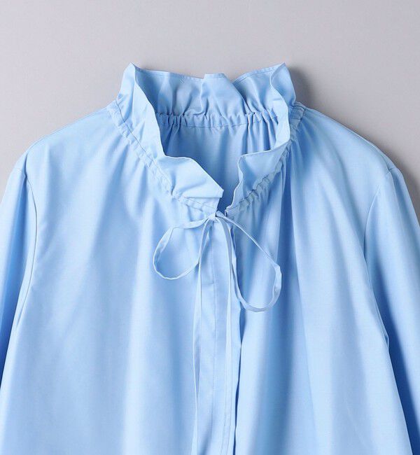 UNITED ARROWS「フリルカラー フレアスリーブ ブラウス」|シャツ・ブラウス|