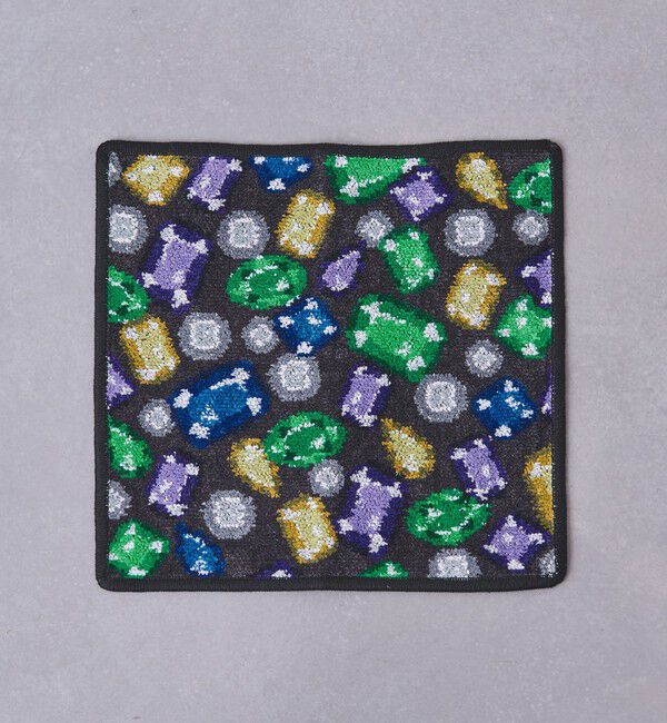 UNITED ARROWS「【別注】＜FEILER＞JEWEL ハンカチ」|ハンカチ|BLACK