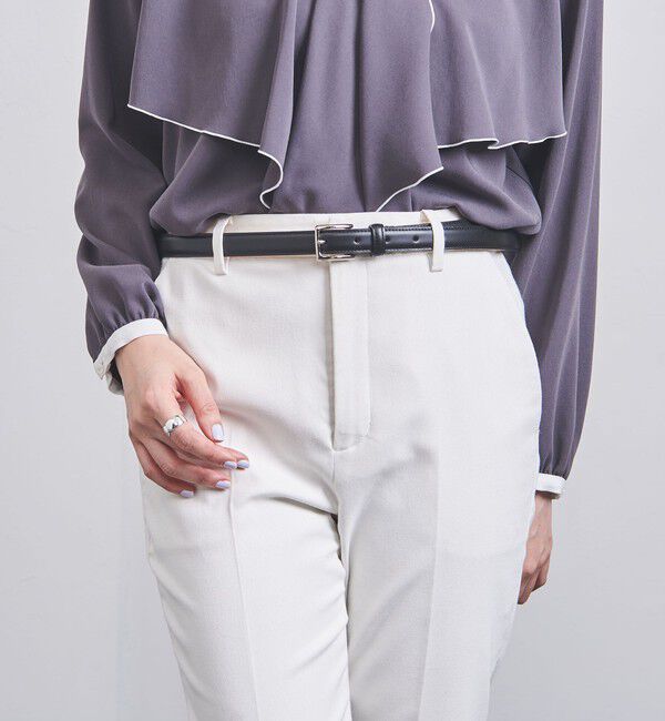 UNITED ARROWS「プレーンベルト 20MM 」|ベルト|BLACK