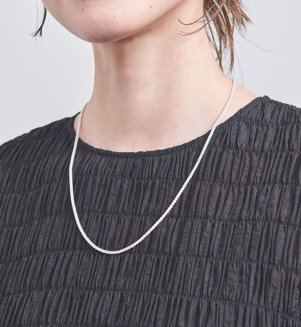 UNITED ARROWS「＜les bonbon＞PRINCESS ネックレス 55CM」|ネックレス|SILVER
