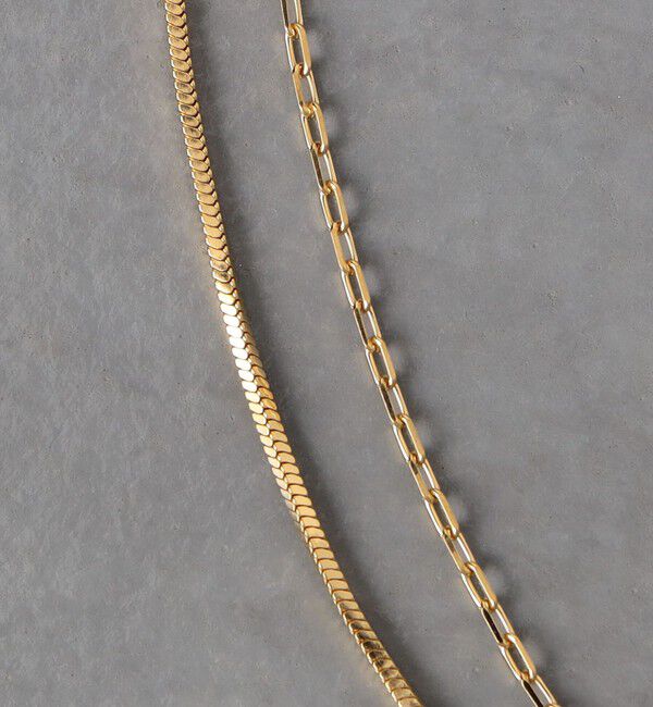 UNITED ARROWS「＜MARIHA＞Silent Rain 2連 チェーンネックレス」|ネックレス|