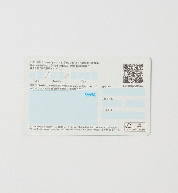 UNITED ARROWS「【別注】＜SEIKO＞スクエア 2トーン メタル 腕時計」|腕時計|