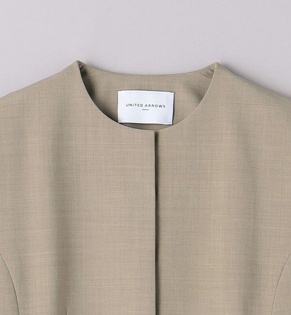 UNITED ARROWS「ノーカラー ベスト」|ベスト・ジレ|