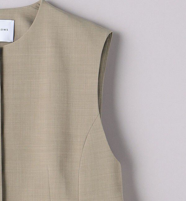 UNITED ARROWS「ノーカラー ベスト」|ベスト・ジレ|