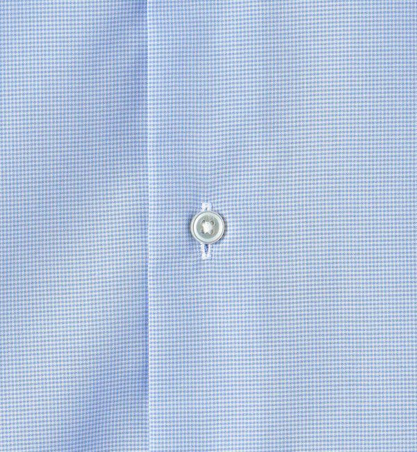 UNITED ARROWS「イージーケア AG マイクロチェック セミワイド クレリックカラーシャツ -抗菌防臭-」|シャツ・ブラウス|