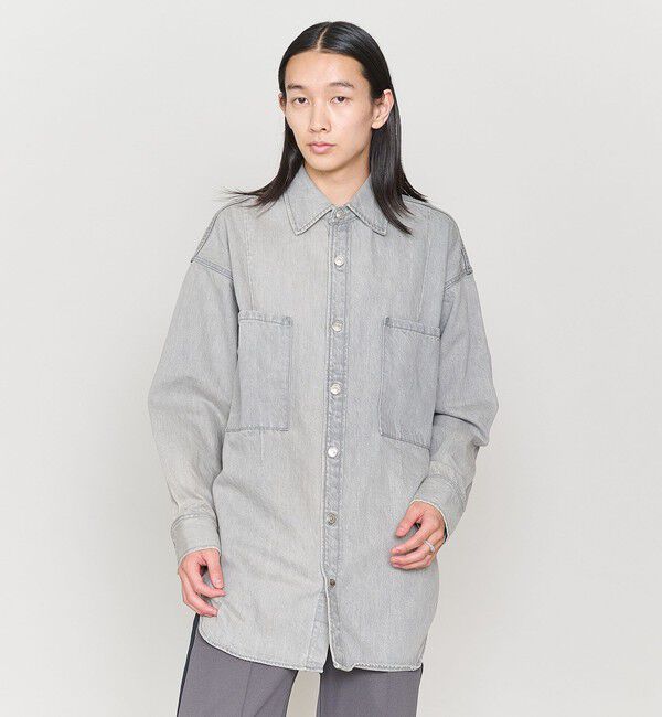 ASTRAET「＜ASTRAET＞11.5oz デニム 2ポケットシャツ UNISEX」|シャツ・ブラウス|