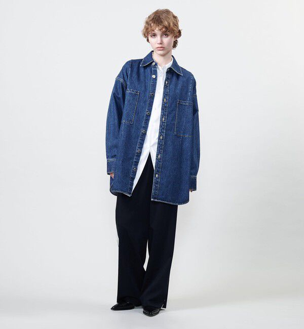 ASTRAET「＜ASTRAET＞11.5oz デニム 2ポケットシャツ UNISEX」|シャツ・ブラウス|