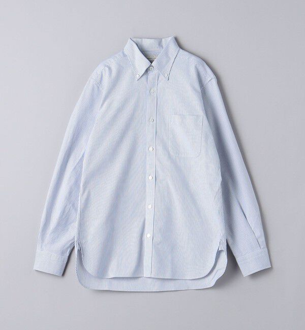 UNITED ARROWS「オーガニックコットン オックスフォード ストライプ ボタンダウン シャツ」|シャツ・ブラウス|