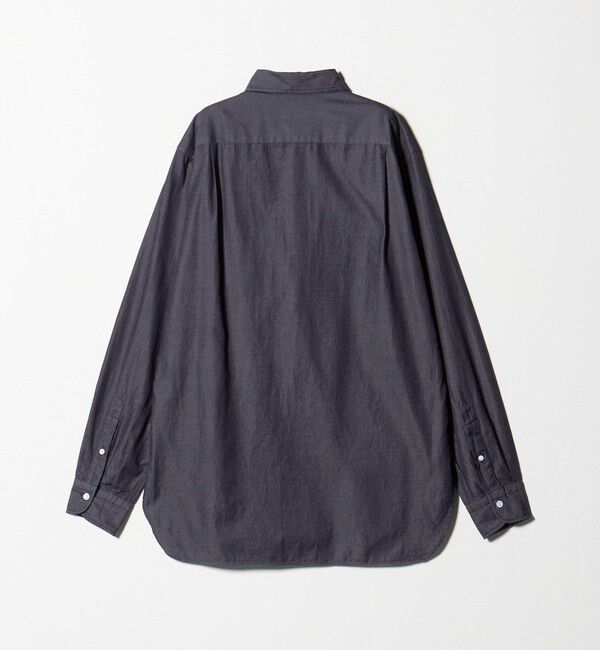 UNITED ARROWS「オーガニックコットン セミワイド ツイルデニムシャツ」|シャツ・ブラウス|