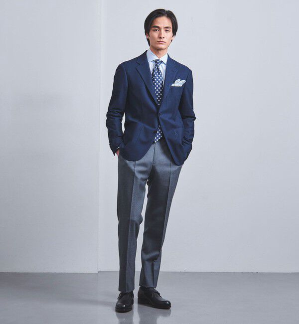 UNITED ARROWS「ALUMO/チェック ワイドカラー シャツ」|シャツ・ブラウス|