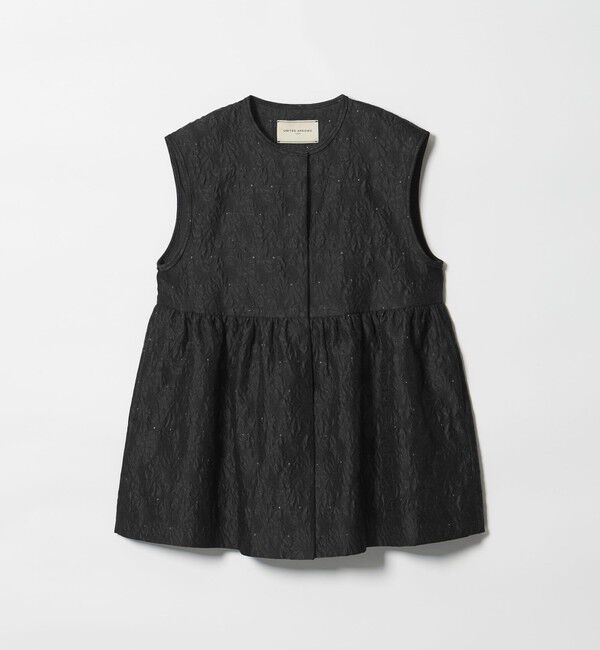 UNITED ARROWS「GISHA 2トーン ジャガード ベスト」|ベスト・ジレ|
