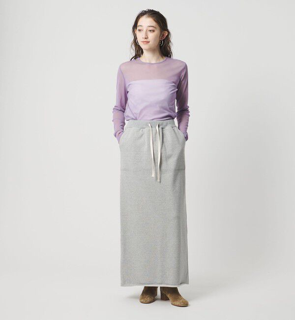 UNITED ARROWS「チュール ジャージー カットソー」|Tシャツ・カットソー|