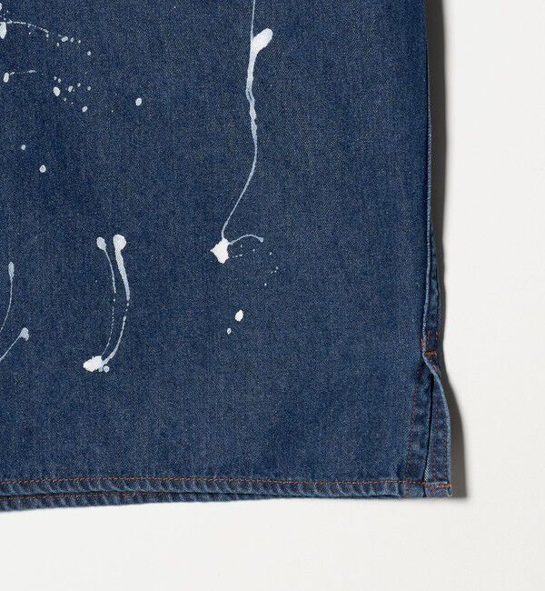 UNITED ARROWS「【別注】＜WESCOT＞スプラッシュ ペイント デニム シャツ」|シャツ・ブラウス|