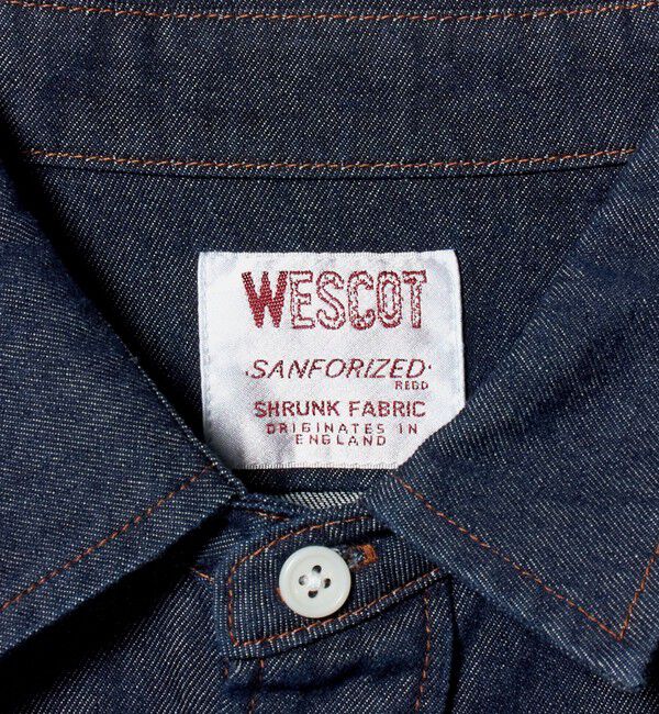 UNITED ARROWS「【別注】＜WESCOT＞ ワンウォッシュ デニム シャツ」|シャツ・ブラウス|