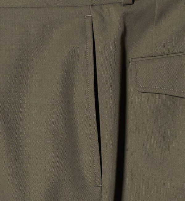 UNITED ARROWS「フォルムギャバジン モダン ストレート スラックス」|スラックス|