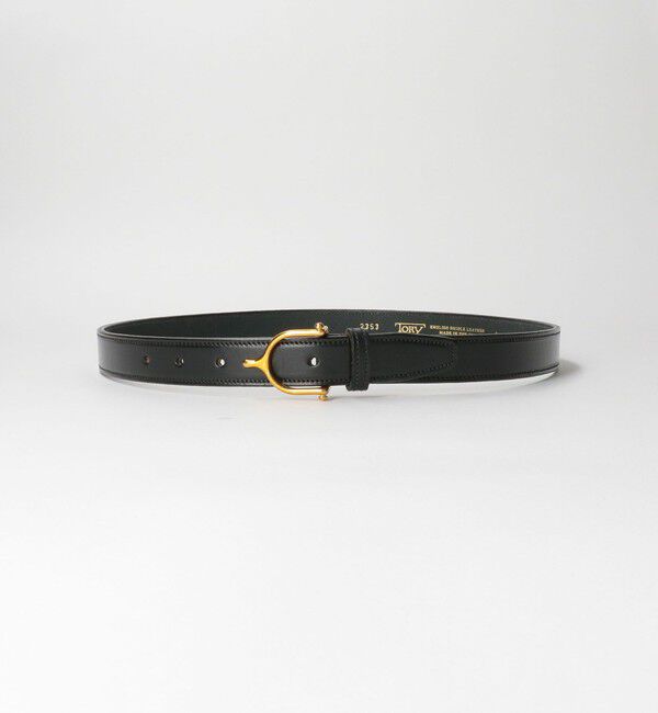 UNITED ARROWS green label relaxing「＜TORY LEATHER＞1SPUR レザー ベルト」|ベルト|BLACK