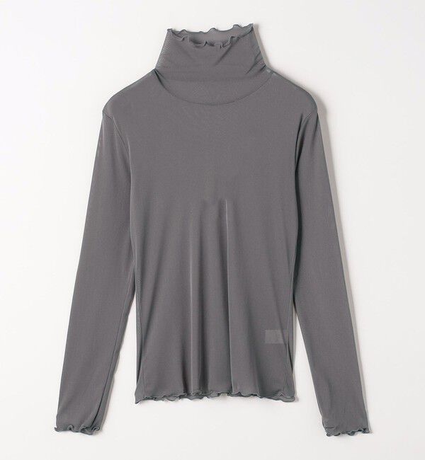 EMMEL REFINES「＜EMMEL REFINES＞EM シアー タートル カットソー」|Tシャツ・カットソー|DK.GRAY