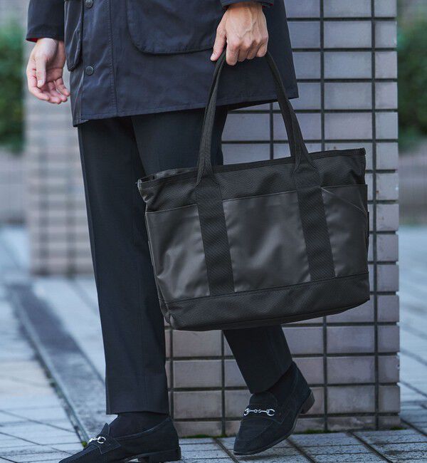 UNITED ARROWS green label relaxing「【別注】＜WEXLEY＞STEM WIDE トートバッグ」|トートバッグ|BLACK