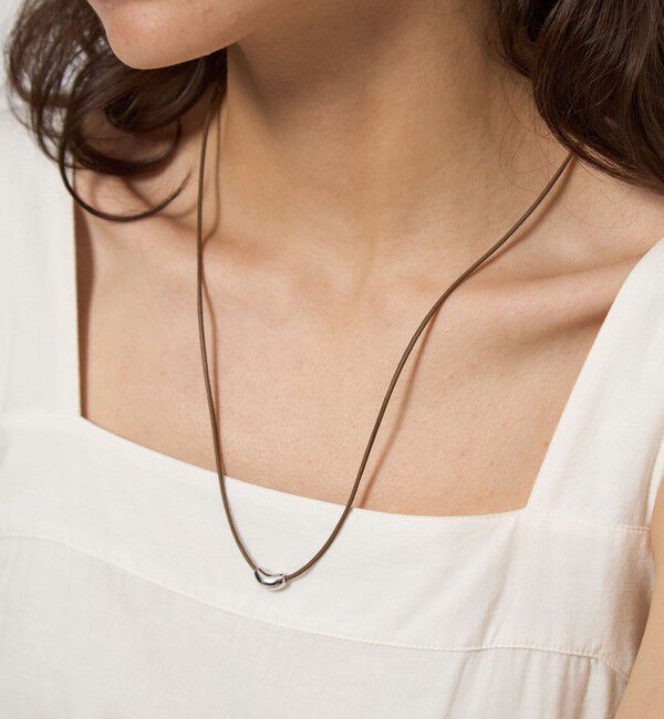 UNITED ARROWS green label relaxing「コードメタルドロップ ネックレス」|ネックレス|MD.BROWN