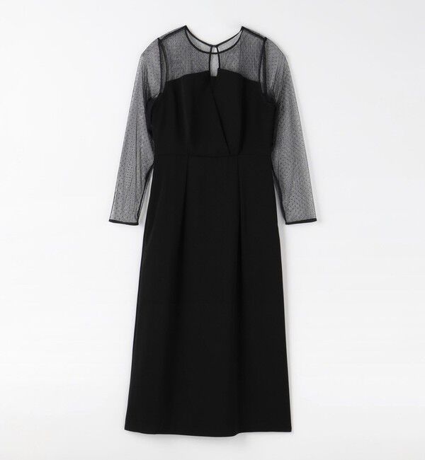 UNITED ARROWS green label relaxing「ドットチュール ビスチェ ワンピース 2」|ワンピース|