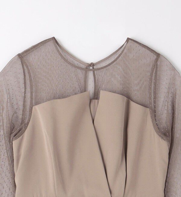 UNITED ARROWS green label relaxing「ドットチュール ビスチェ ワンピース 2」|ワンピース|