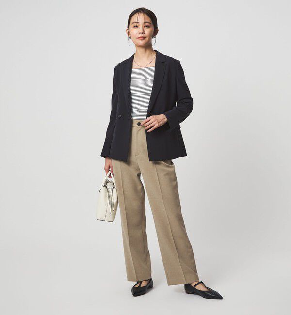 UNITED ARROWS green label relaxing「［size SHORTあり］パウドレ ダブル ジャケット ウォッシャブル ストレッチ」|テーラードジャケット|