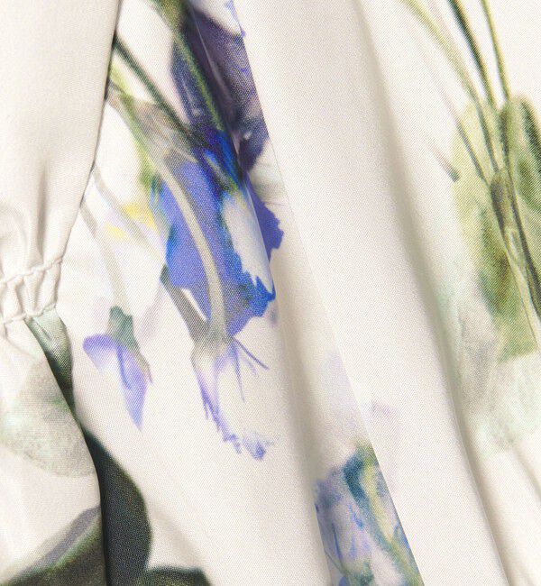 EMMEL REFINES「＜EMMEL REFINES＞EM フラワープリント シャーリング スカート」|スカート|