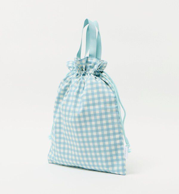 UNITED ARROWS green label relaxing「巾着バッグ（大）（ギンガム） / キッズ」|その他|