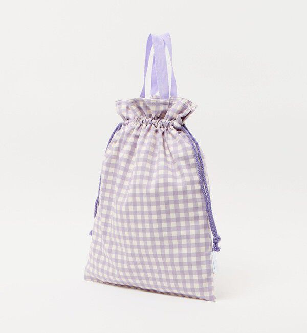 UNITED ARROWS green label relaxing「巾着バッグ（大）（ギンガム） / キッズ」|その他|