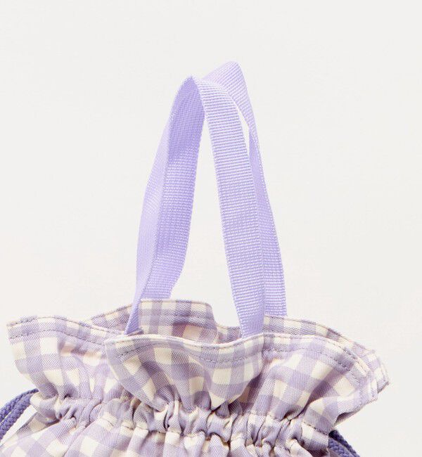 UNITED ARROWS green label relaxing「巾着バッグ（大）（ギンガム） / キッズ」|その他|