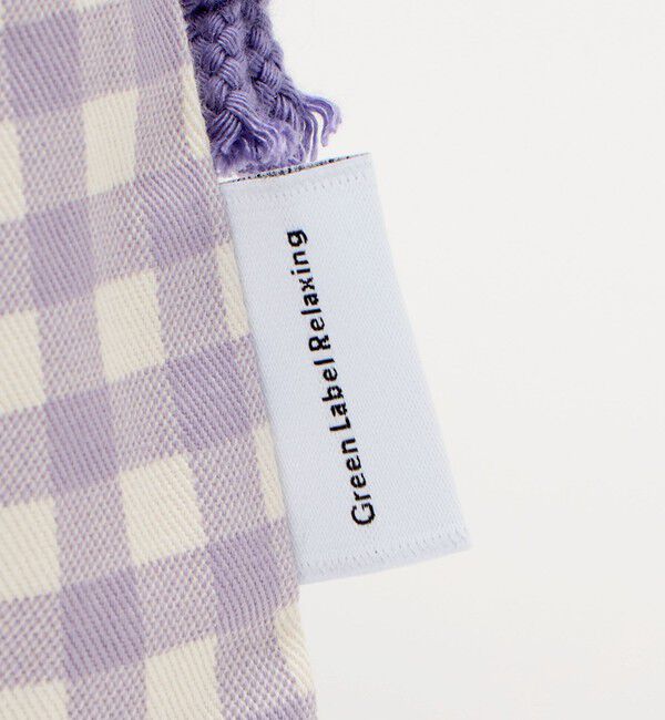 UNITED ARROWS green label relaxing「巾着バッグ（大）（ギンガム） / キッズ」|その他|