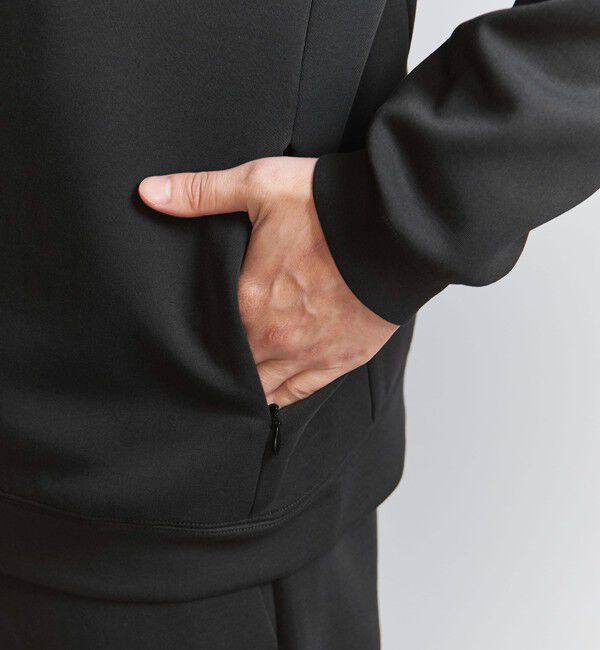 BEAUTY&YOUTH UNITED ARROWS「【WEB限定 WARDROBE SMART】ダブルニット ジップブルゾン/セットアップ対応」|ブルゾン・スタジャン|